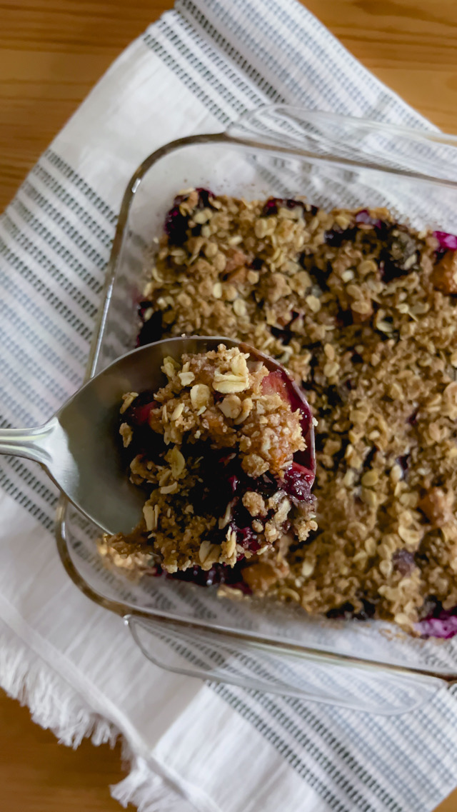 Blueberry Pear Crisp