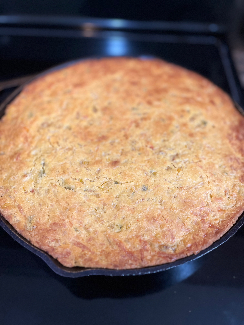 Cajun Crawfish Cornbread Casserole