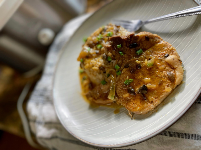 Crockpot Smothered Pork Chops