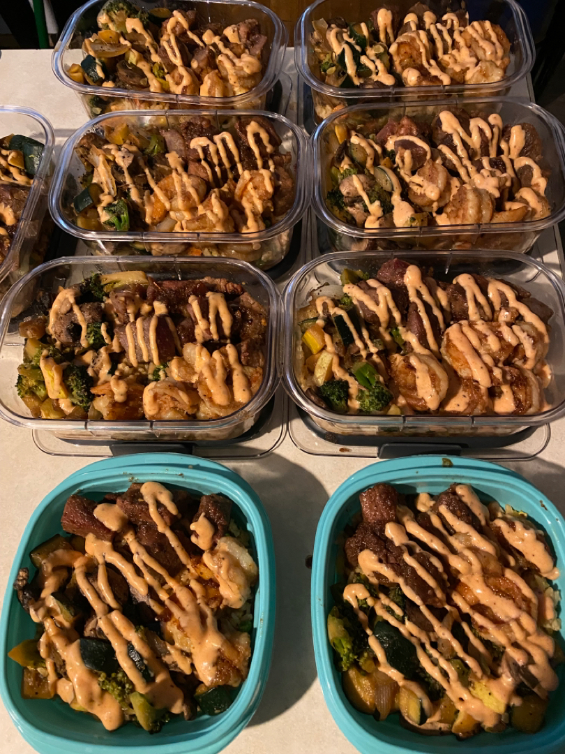 Steak and Shrimp Hibachi at Home