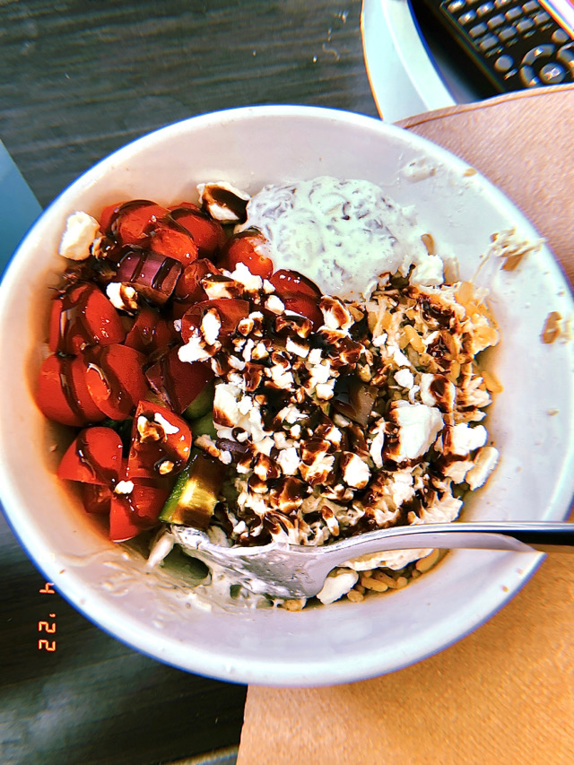 greek chicken bowl
