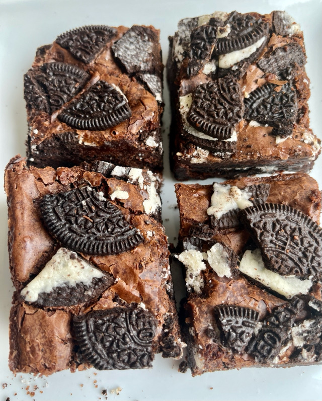 Easy Oreo Brownies