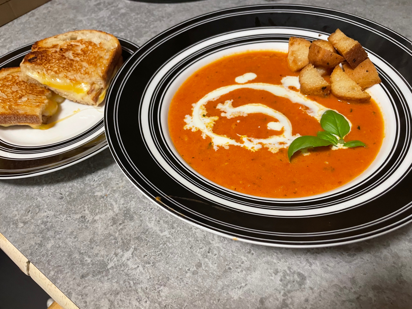 Roasted Tomato Basil Soup