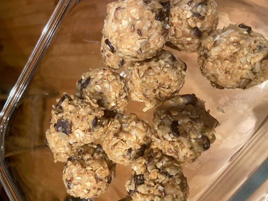 Coconut peanut butter balls