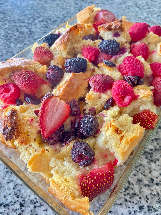 Bread Pudding w/ Homemade French Bread