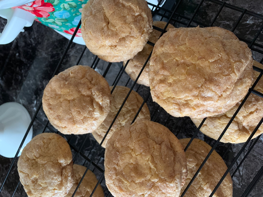 Pumpkin Snickerdoodle Cookie