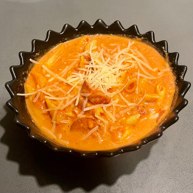 Crockpot Creamy Tomato Sausage Soup