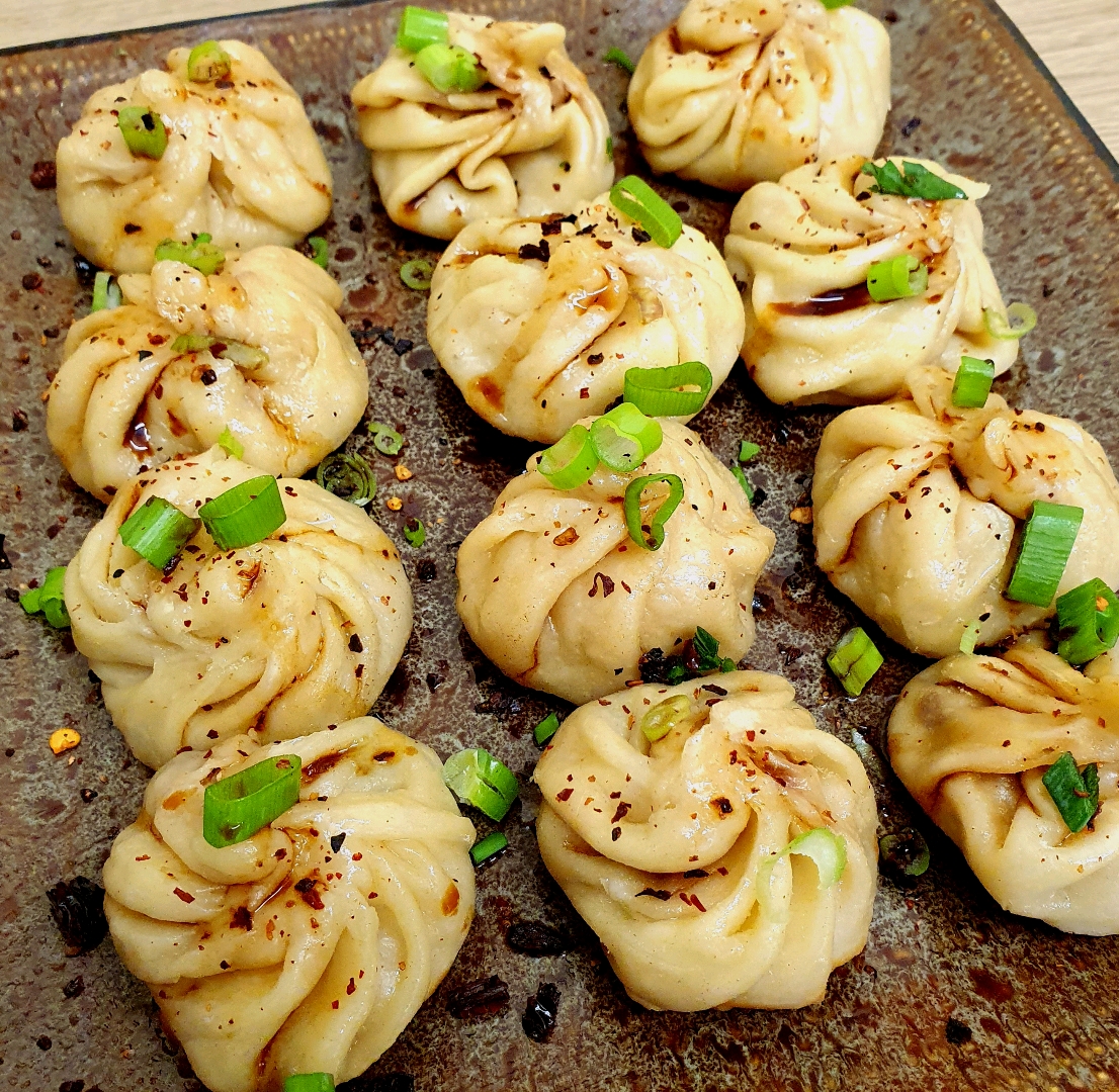 Steamed Pork Dumplings (Xiao Long Bao)