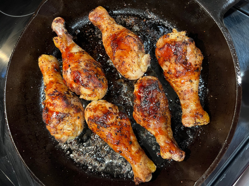 Glazed Chicken Legs