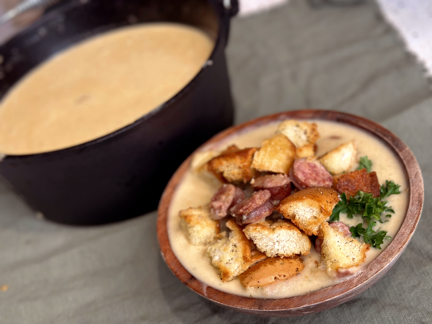 Smoked Sausage & Potato Soup