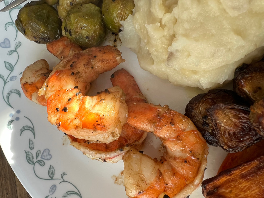 Black Garlic Shrimp