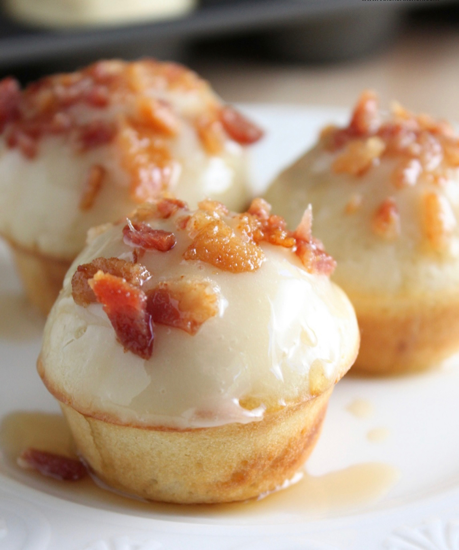 Maple Bacon Pancake Bites