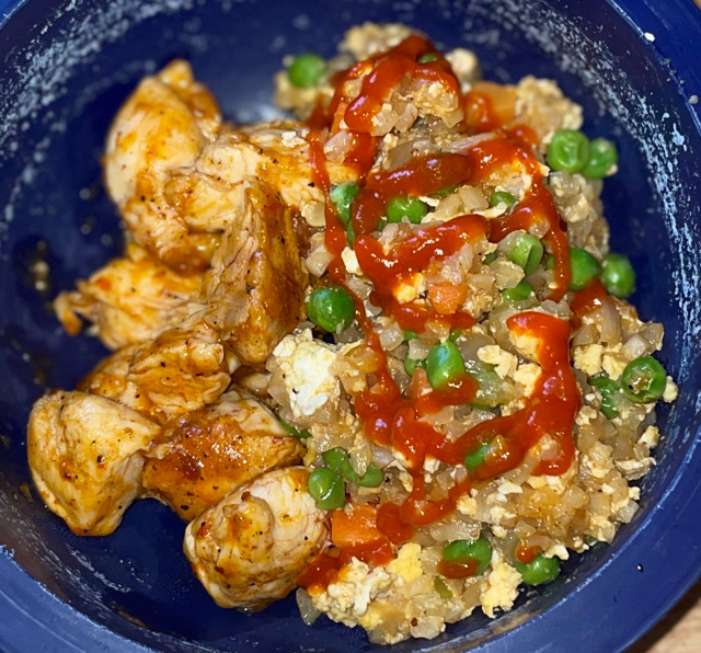 Thai Chili Chicken Cauliflower Bowl