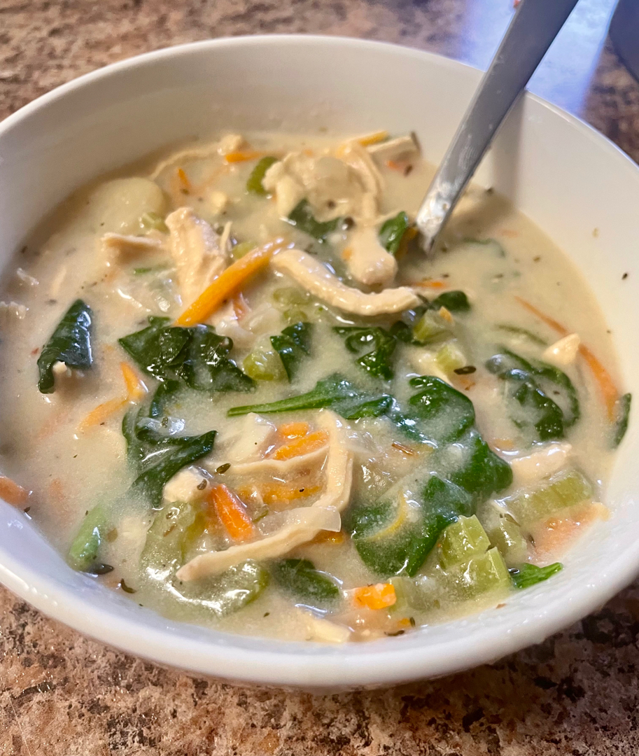Dairy Free Chicken Gnocchi Soup