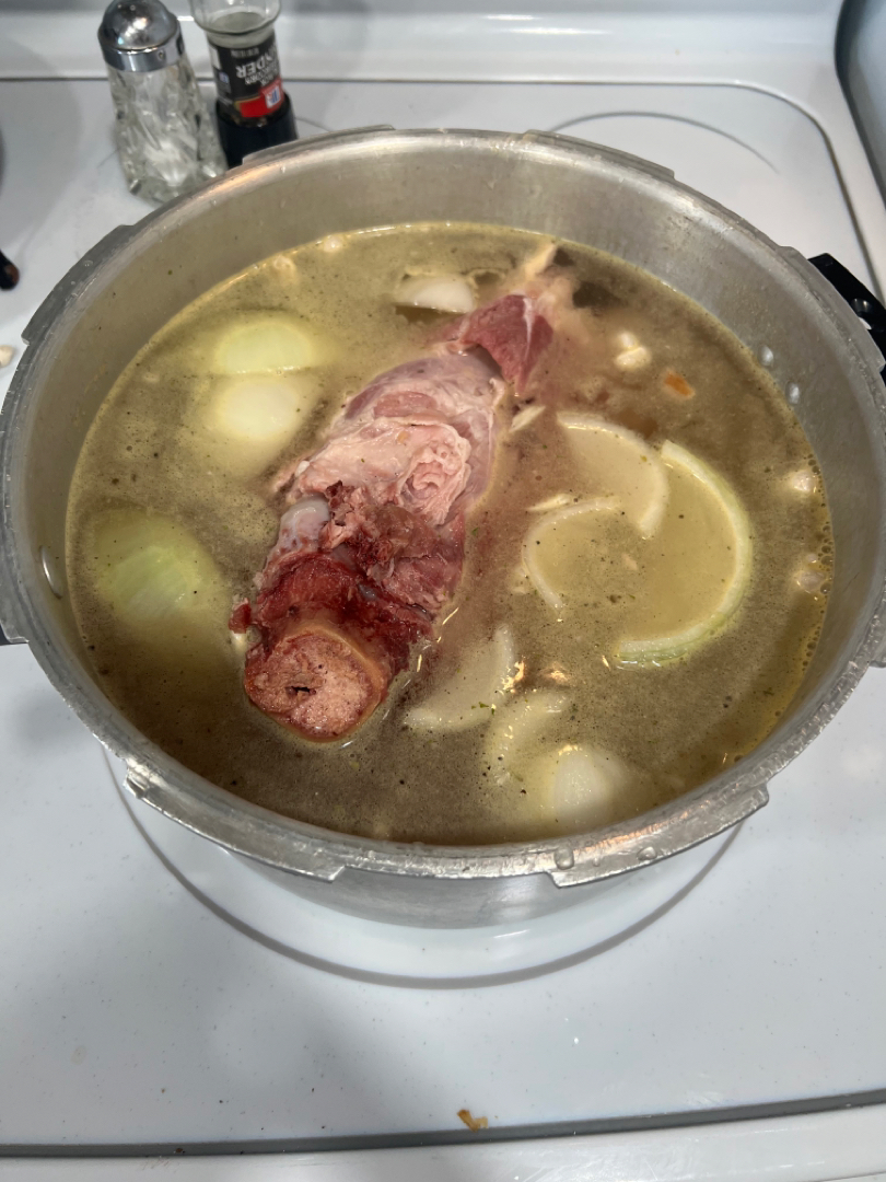 Old fashion ham and beans