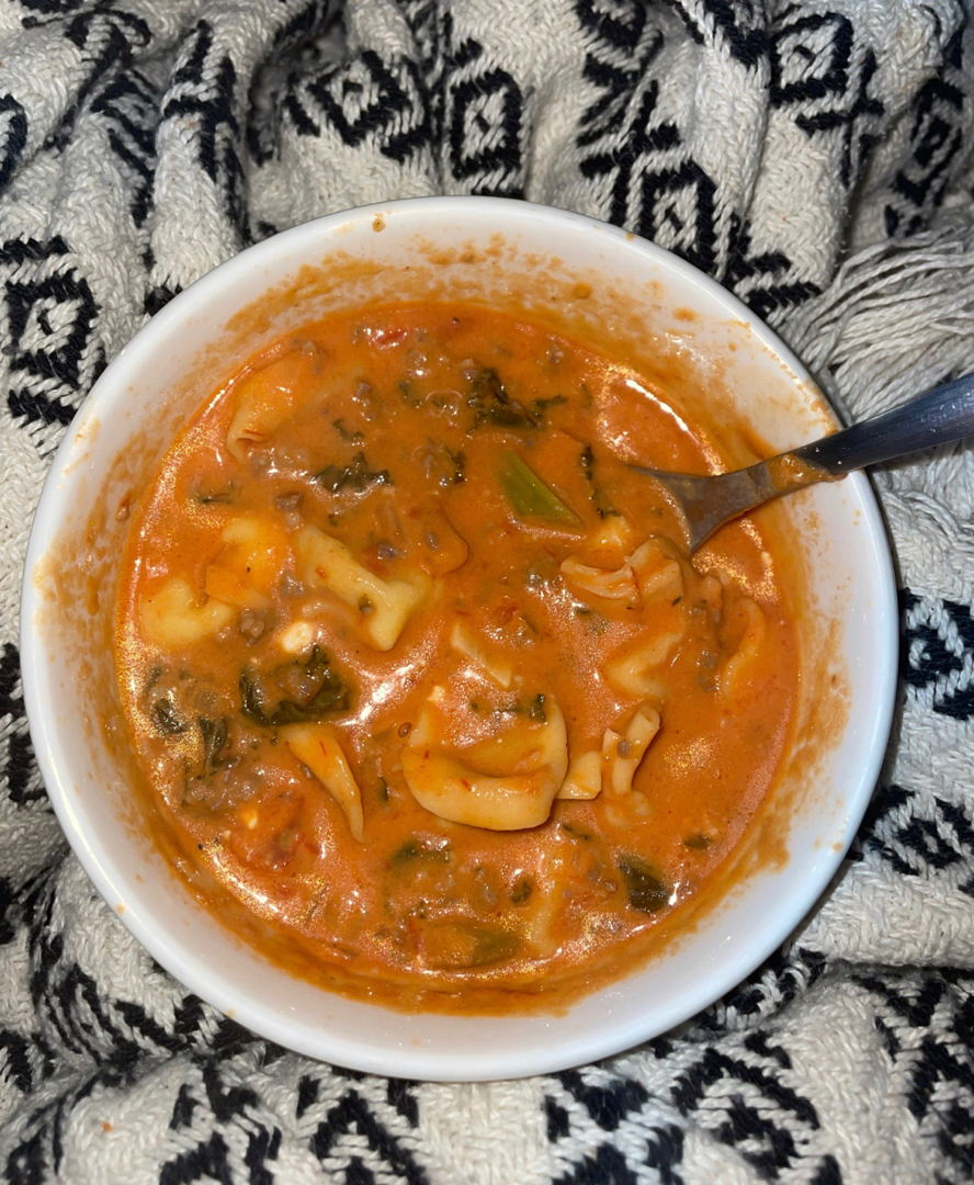 Tortellini soup