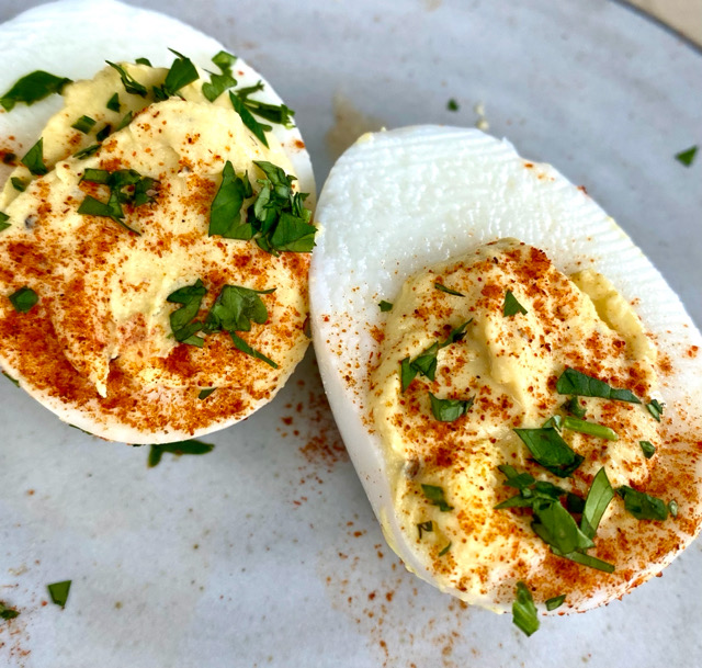 🥳 QUICK FIX DEVILED EGGS 🥳