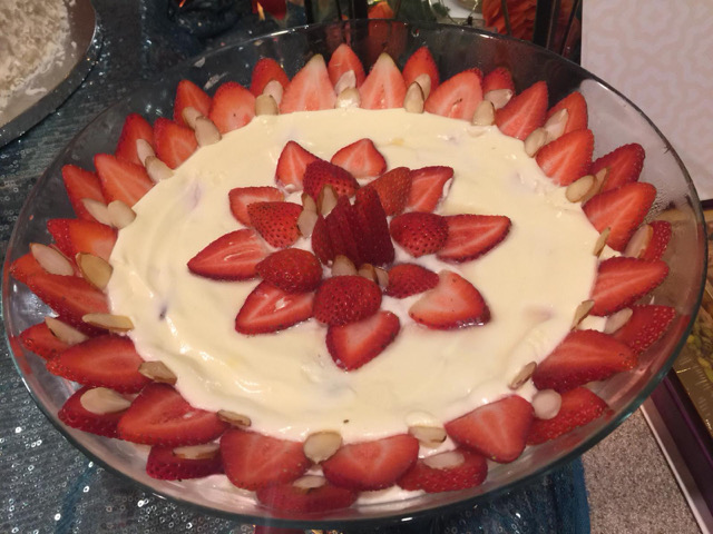 Strawberries & Cream Trifle