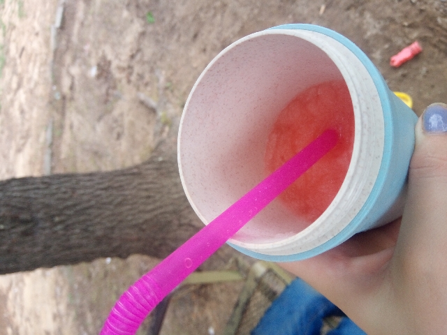 Watermelon kool aid slushie