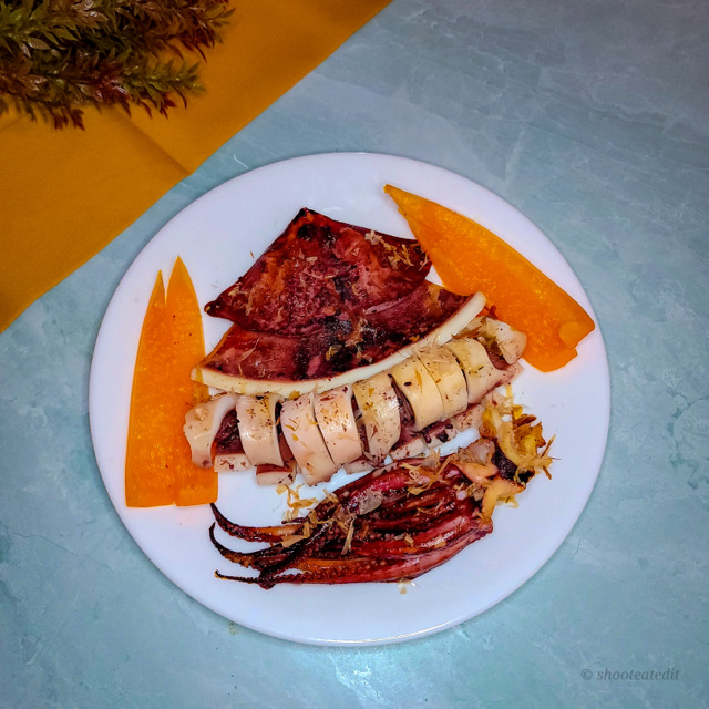 Oven-fried Squid