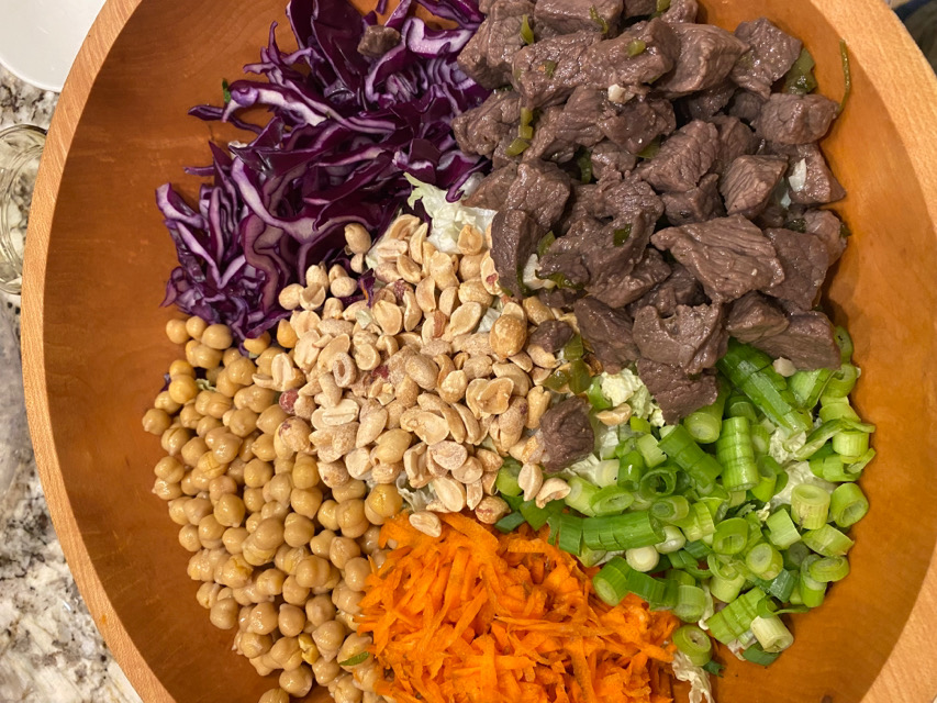 Thai Peanut Steak Salad