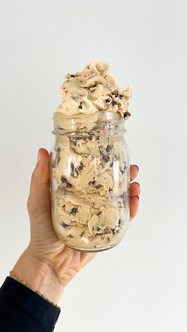 Edible chocolate chip cookie dough