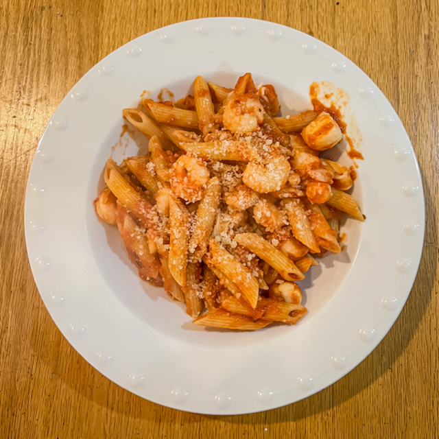 Seafood Pasta with Arrabiata Sauce