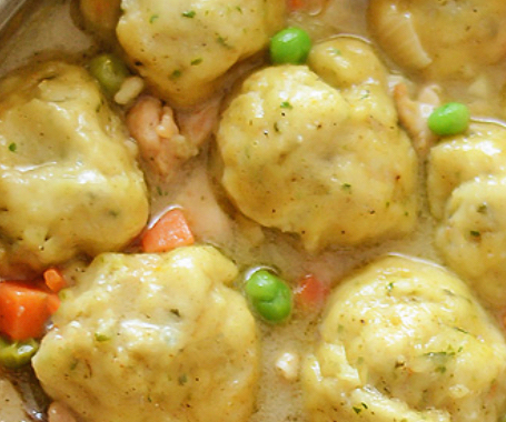 Super simple chicken & dumplings