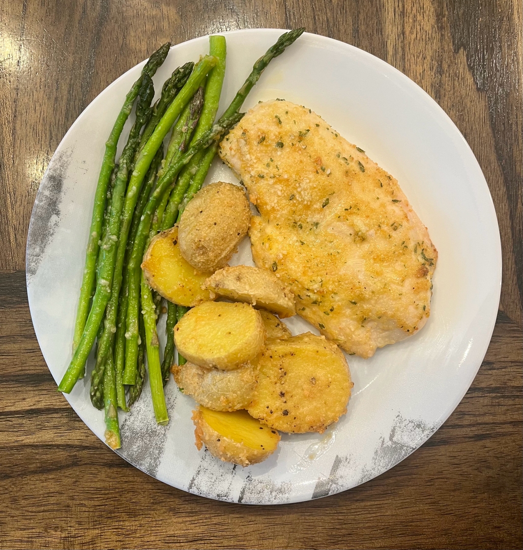 Garlic Parmesan Sheet Pan Dinner