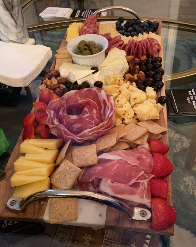 Simple charcuterie board