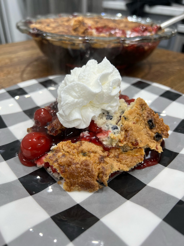 Wild Berry Dump Cake