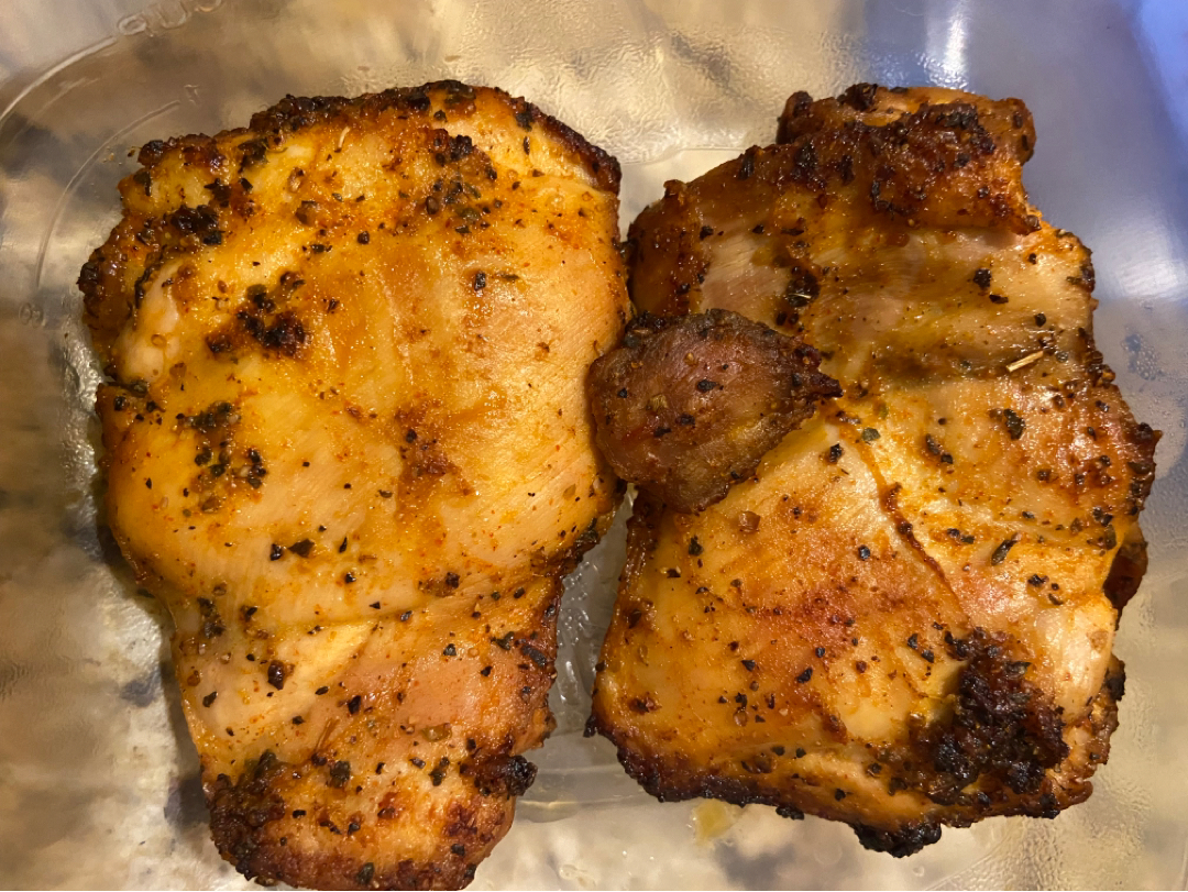 Air Fryer Lemom Pepper Chicken Thighs