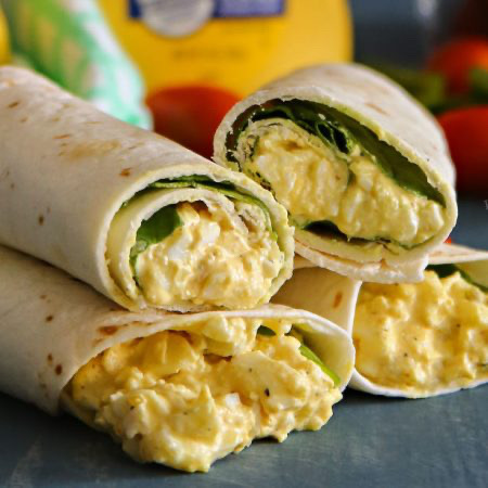 Egg salad wrap!