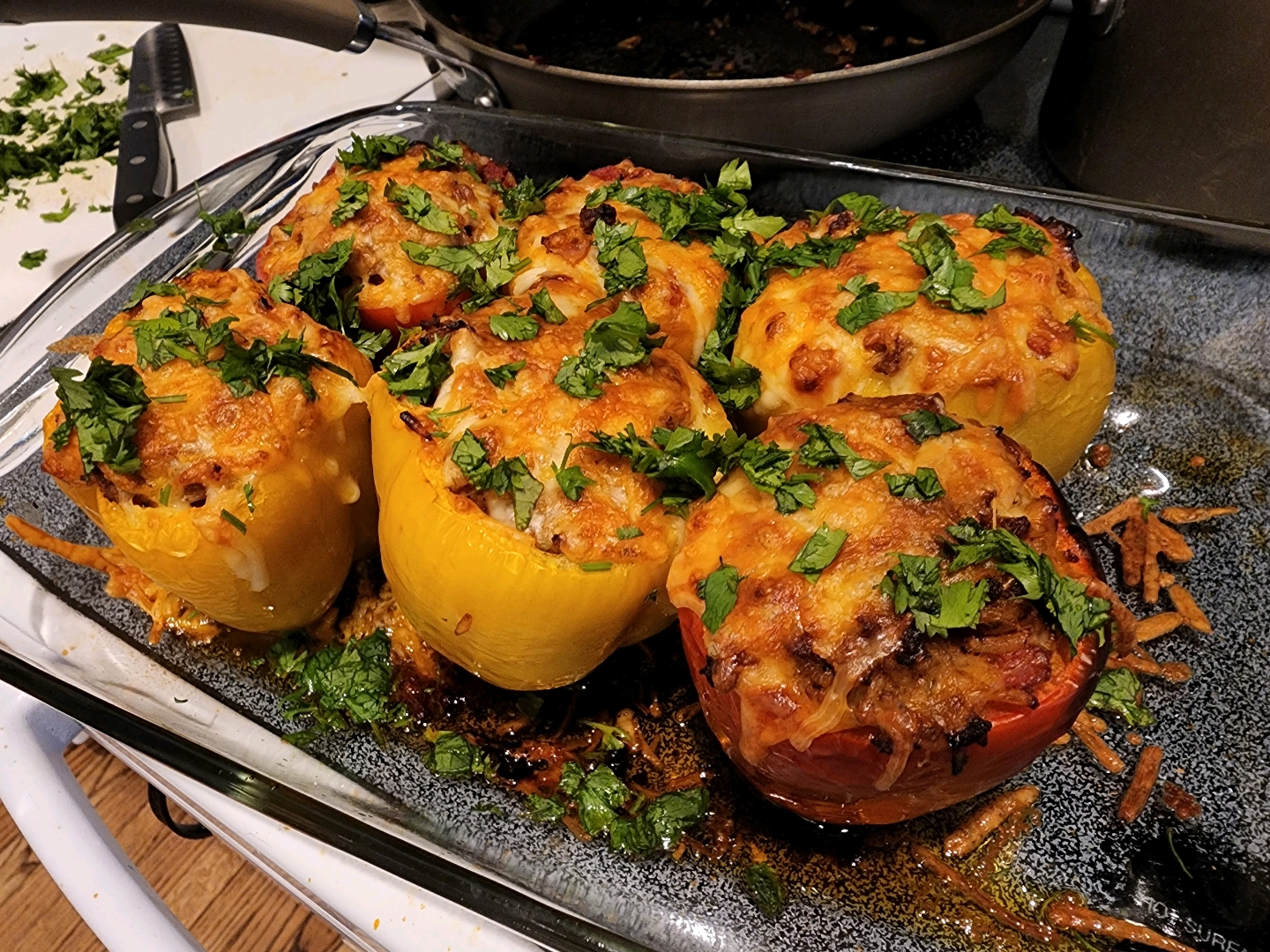 Classic stuffed peppers