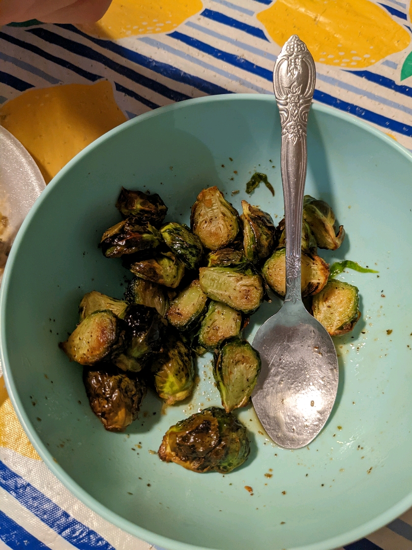 Air fryer brussel sprouts