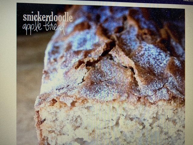 Snickerdoodle apple bread