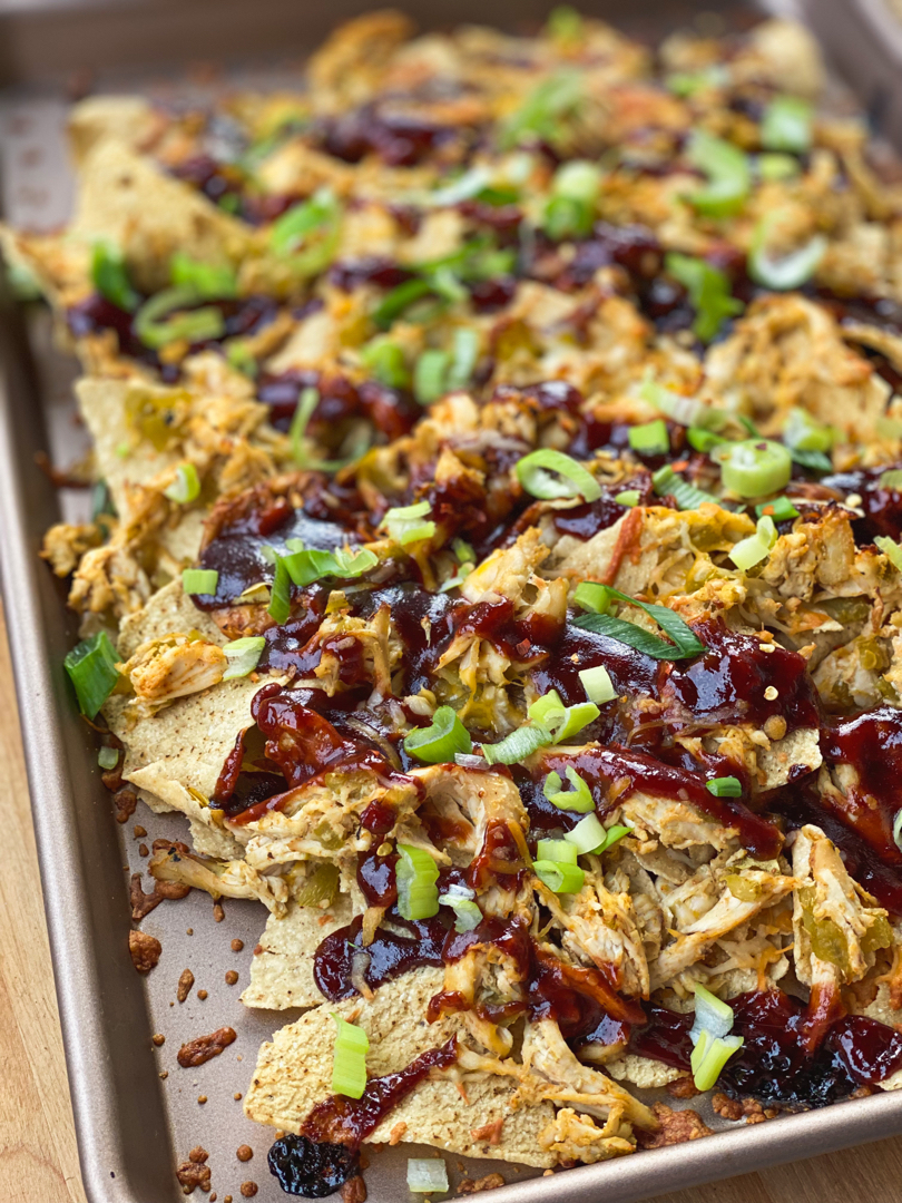 Easy Barbecue Chicken Nachos