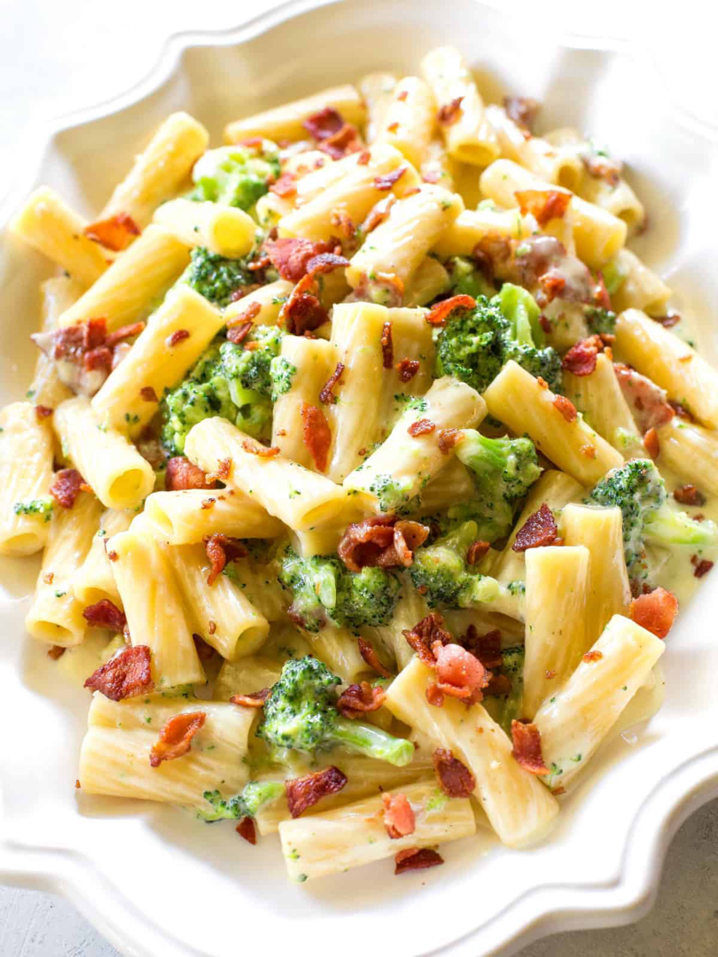 One-Pot Bacon Broccoli Pasta
