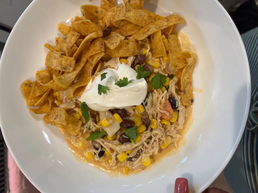 Crockpot Chicken Taco Soup 🌮