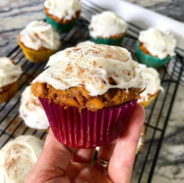 4 Ingredient Pumpkin Spice Cupcakes
