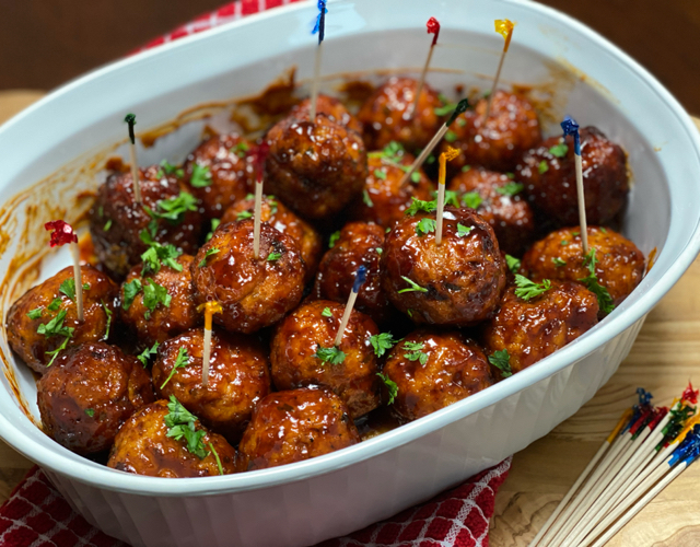 BBQ Chicken Meatballs