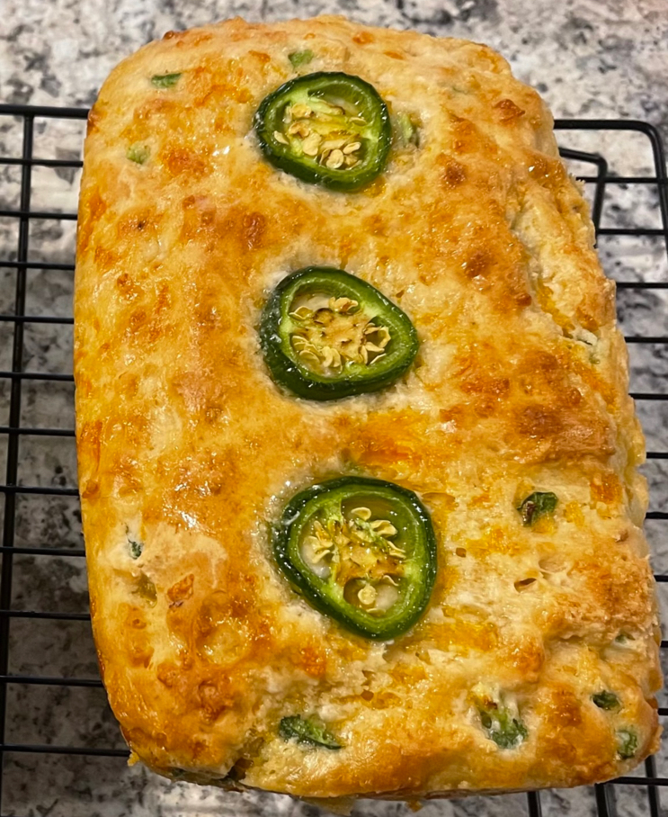 Jalapeño Cheese Beer Bread