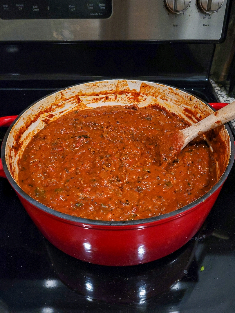 Slow Simmered Spaghetti Sauce