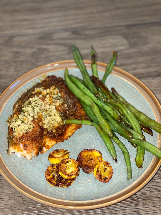 Garlic butter tilapia