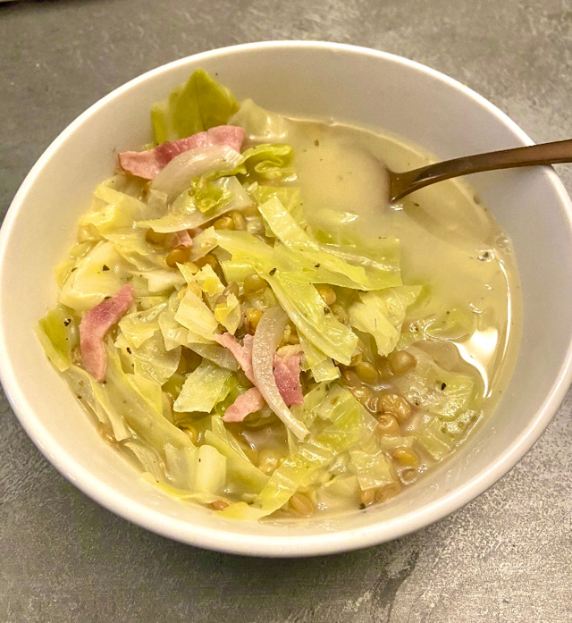 Grandma’s Kitchen Sink Cabbage Soup