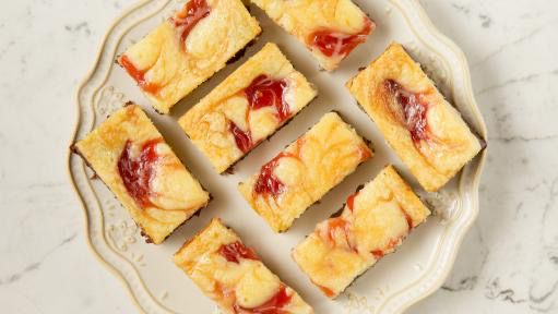 Strawberry cheesecake brownies!