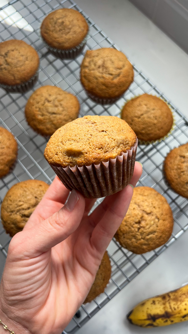 Gluten free banana bread muffins