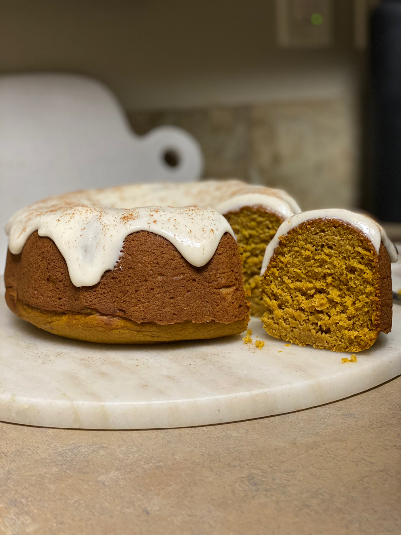 Pumpkin Bundt cake recipe💕