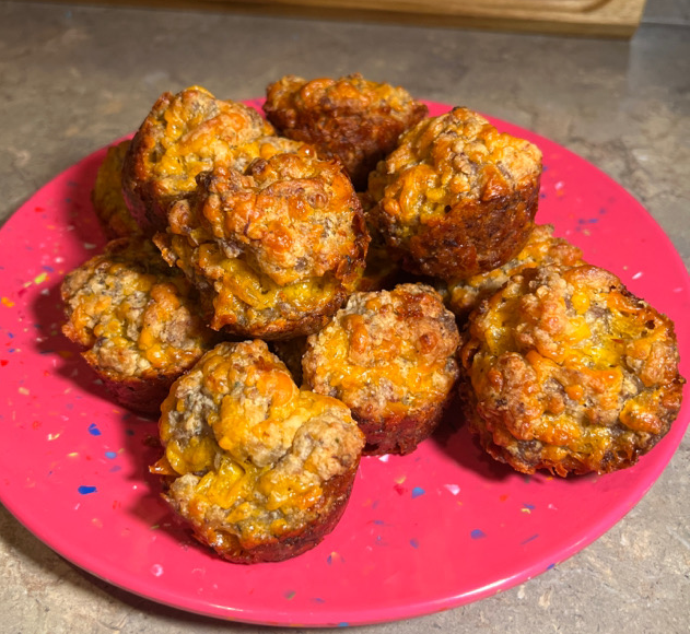 Cheesy Sausage Biscuits