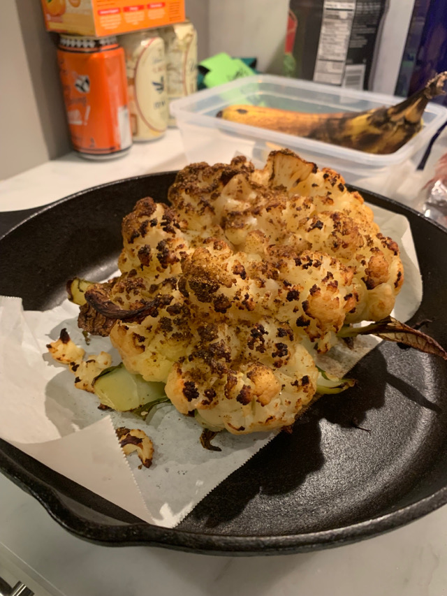 Whole Roasted Cauliflower